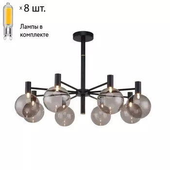 Люстра на штанге с лампочками от Lustrof Этернити 2766-519442