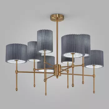 Люстра на штанге с тканевыми абажурами Eurosvet Notturno 60162/8 (a065666)