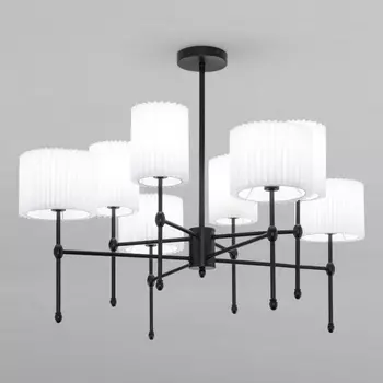 Люстра на штанге с тканевыми абажурами Eurosvet Notturno 60162/8 (a065663)