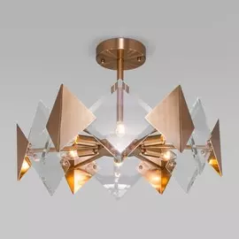 Люстра на штанге с управлением по Wi-Fi Eurosvet Origami 60121/6 латунь Smart a054098