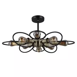 Люстра на штанге Seven Fires Graniti SF4012/8C-BK-AB