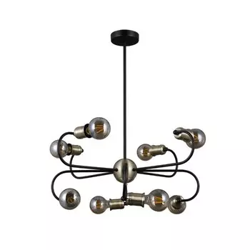 Люстра на штанге Seven Fires Viano SF4014/8C-BK-AB