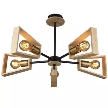 Люстра на штанге Sherlas Seven Fires SF3334/5C-BK-AB-WD