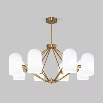 Люстра на штанге со стеклянными плафонами Eurosvet Bambola 60157/8 (a065046)