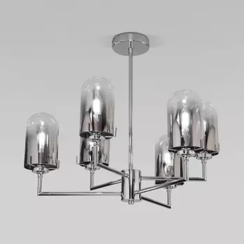 Люстра на штанге со стеклянными плафонами Eurosvet Pluto 60156/6 (a065043)