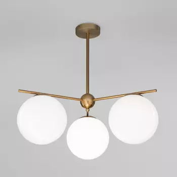 Люстра на штанге со стеклянными плафонами Eurosvet Marbella 60147/3 (a063853)