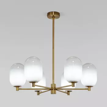 Люстра на штанге со стеклянными плафонами Eurosvet Loona 60161/6 (a065611)