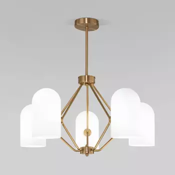 Люстра на штанге со стеклянными плафонами Eurosvet Bambola 60157/5 (a065045)