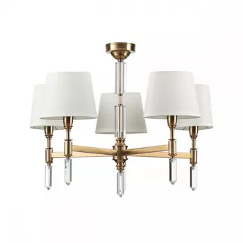 Люстра на штанге со светодиодными лампочками E14, комплект от Lustrof. №304112-627115