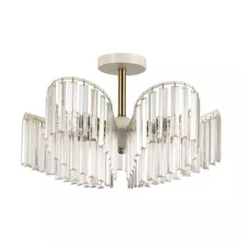 Люстра на штанге со светодиодными лампочками E14, комплект от Lustrof. №384019-627438