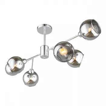 Люстра на штанге со светодиодными лампочками E14, комплект от Lustrof. №230114-656558