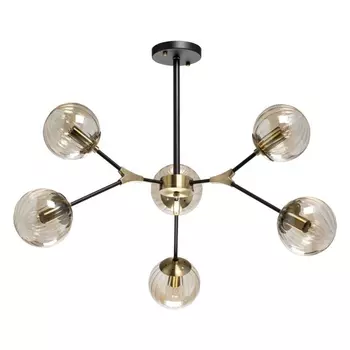 Люстра на штанге со светодиодными лампочками E14, комплект от Lustrof. №303532-667900