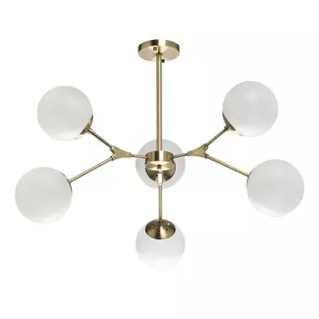 Люстра на штанге со светодиодными лампочками E14, комплект от Lustrof. №303537-667903