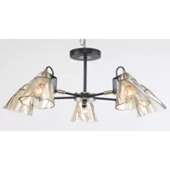 Люстра на штанге со светодиодными лампочками E14, комплект от Lustrof. №375750-667915