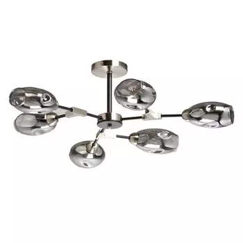 Люстра на штанге со светодиодными лампочками E14, комплект от Lustrof. №367727-668063