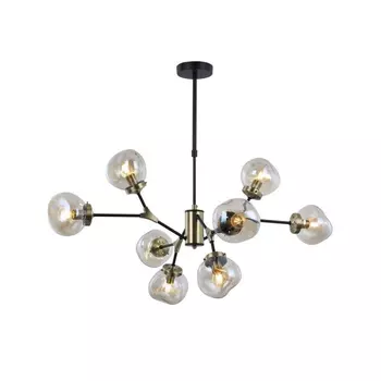 Люстра на штанге со светодиодными лампочками E14, комплект от Lustrof. №266770-656584