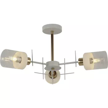 Люстра на штанге со светодиодными лампочками E27, комплект от Lustrof. №258024-650863