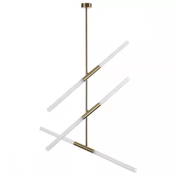 Люстра на штанге со светодиодными лампочками G9, комплект от Lustrof. №303976-647437