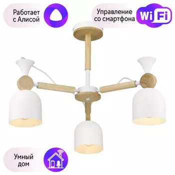 Люстра на штанге Velante с поддержкой Алиса 225-003-03-A