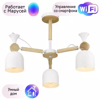 Люстра на штанге Velante с поддержкой Маруся 225-003-03-М