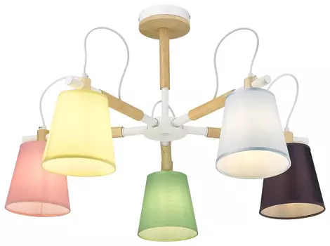 Люстра на штанге в наборе с Led лампами. Комплект от Lustrof №372296-708661