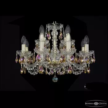 Люстра подвесная Bohemia Ivele Crystal 1402/8+4/195 G K777
