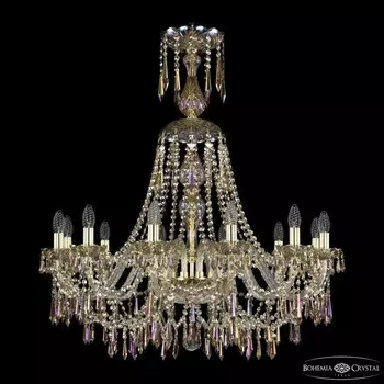 Люстра подвесная Bohemia Ivele Crystal 1403/12/300/XL-95 G M801