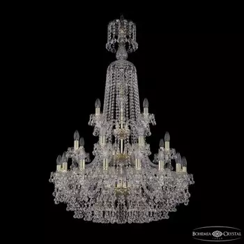 Люстра подвесная Bohemia Ivele Crystal 1409/16+8+4/300/XL-130/3d G