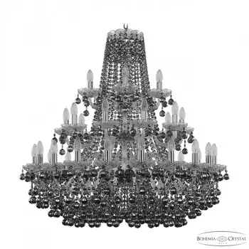 Люстра подвесная Bohemia Ivele Crystal 1409/20+10+5/360/3d Ni R781