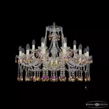 Люстра подвесная Bohemia Ivele Crystal 1413/12+6/300 G R777