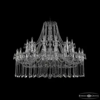 Люстра подвесная Bohemia Ivele Crystal 1413/24+12/530 Ni