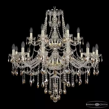 Люстра подвесная Bohemia Ivele Crystal 1415/12+6/360/2d G K721