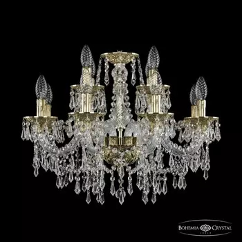 Люстра подвесная Bohemia Ivele Crystal 16103/8+4/195 G