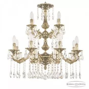 Люстра подвесная Bohemia Ivele Crystal 72102/8+4/210/2d A GB