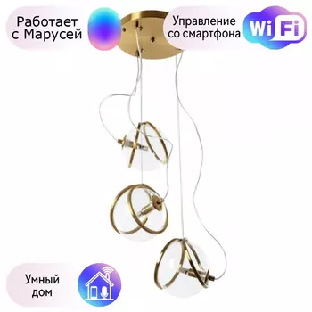 Люстра подвесная DIVINARE Hazel с Марусей 5015/17 SP-3-M