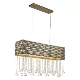 Люстра подвесная Lucia Tucci illuminazione PERSO 4930.6 gold&amp;black