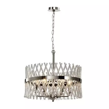 Люстра подвесная Lumien Hall Базиано LH3040/6P-NK-CL
