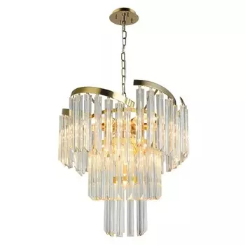 Люстра подвесная Lumien Hall GARLENDA LH0042/10P-GDCG