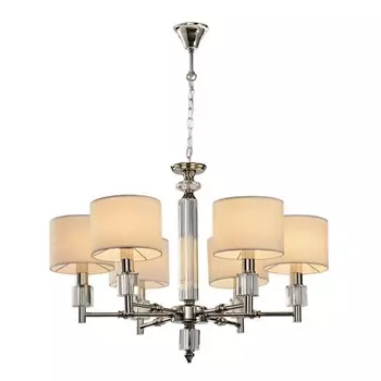 Люстра подвесная Lumien Hall Малье LH1053/6H-NK-WT