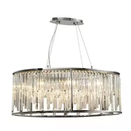 Люстра подвесная Lumien Hall Сиена LH3050/8PO-CR-CL