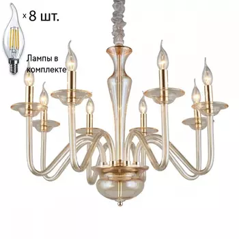 Люстра подвесная с лампочками APLOYT APL.730.03.08+Lamps