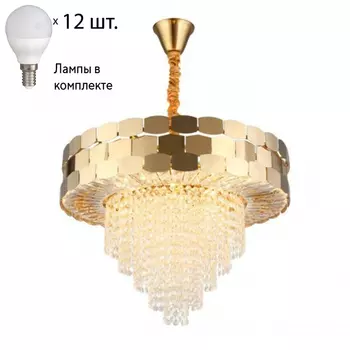Люстра подвесная с лампочками APLOYT APL.823.03.12+Lamps