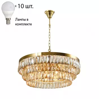 Люстра подвесная с лампочками APLOYT APL.837.03.10+Lamps