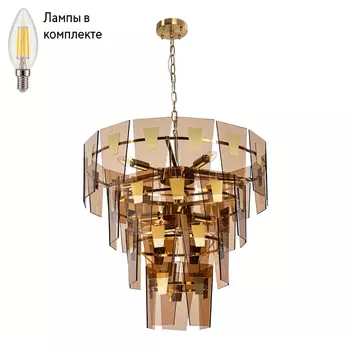 Люстра подвесная с лампочками Arte lamp A4066LM-11PB+Lamps