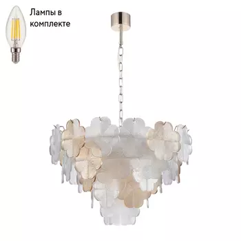 Люстра подвесная с лампочками Arte lamp A4077LM-10GO+Lamps