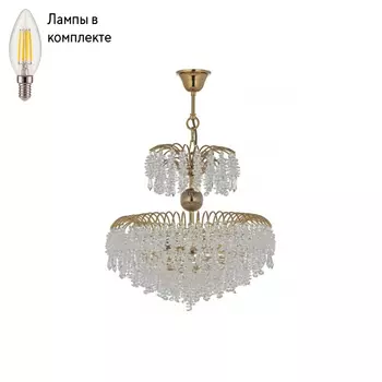 Люстра подвесная с лампочками Arti Lampadari Bronte E 1.5.40.106 G+Lamps