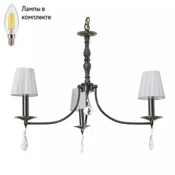 Люстра подвесная с лампочками Arti Lampadari Fiore E 1.1.3.602 PB+Lamps