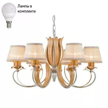 Люстра подвесная с лампочками Arti Lampadari Melissa E 1.1.6 WO+Lamps