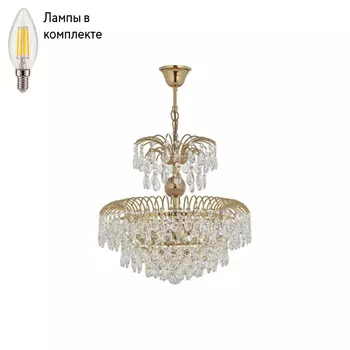 Люстра подвесная с лампочками Arti Lampadari Mineo E 1.5.40.101 G+Lamps