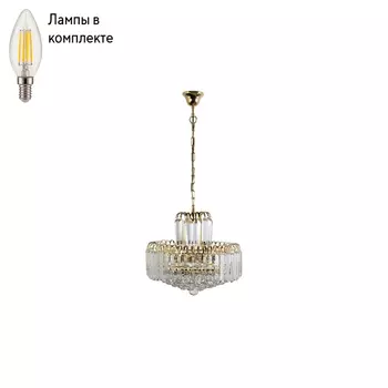 Люстра подвесная с лампочками Arti Lampadari Ovada E 1.5.40.100 G+Lamps